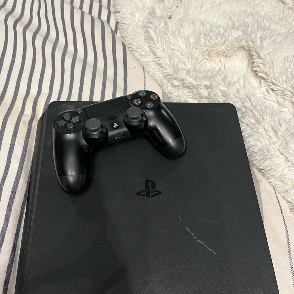 Sony Console with Black Controller